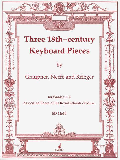 Three 18th-century Keyboard Pieces 鍵盤樂器小品 鋼琴獨奏 朔特版 | 小雅音樂 Hsiaoya Music