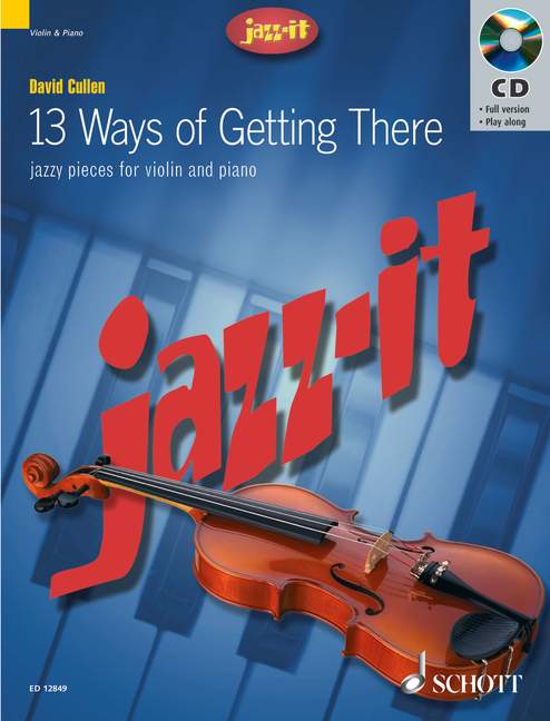 13 Ways of Getting There Jazzy Pieces 爵士音樂 小品 小提琴加鋼琴 朔特版 | 小雅音樂 Hsiaoya Music