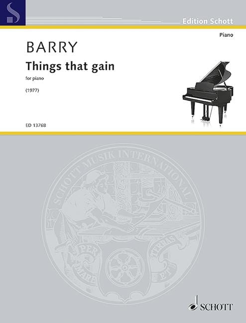 Things that gain for piano 白瑞．傑拉德 鋼琴 鋼琴獨奏 朔特版 | 小雅音樂 Hsiaoya Music