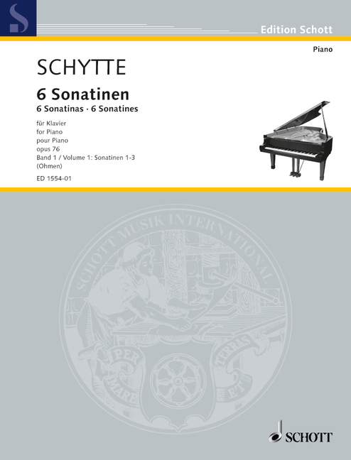 6 Sonatinas op. 76 Band 1 小奏鳴曲 鋼琴獨奏 朔特版 | 小雅音樂 Hsiaoya Music