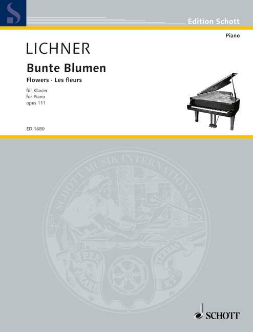 Flowers op. 111 Sechs leichte und melodische Übungen 鋼琴獨奏 朔特版 | 小雅音樂 Hsiaoya Music