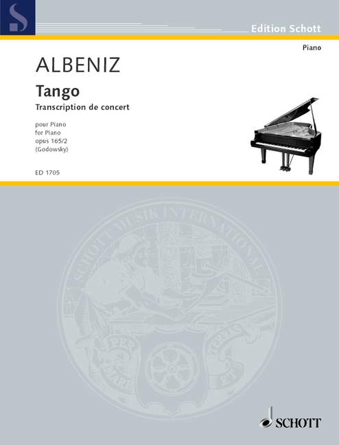 Tango op. 165/2 Concert transcription (Godowsky) 阿爾貝尼士 探戈 音樂會 鋼琴獨奏 朔特版 | 小雅音樂 Hsiaoya Music