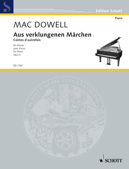 Aus verklungenen Märchen op. 4 麥克道爾 鋼琴獨奏 朔特版 | 小雅音樂 Hsiaoya Music