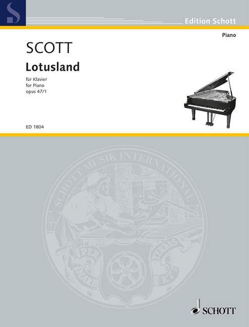 Lotusland op. 47/1 for piano 斯考特．西利爾 鋼琴 鋼琴獨奏 朔特版 | 小雅音樂 Hsiaoya Music