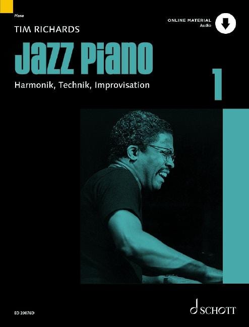 Jazz Piano 1 (German Edition) Band 1 Harmonik, Technik, Improvisation 爵士音樂鋼琴 即興演奏 鋼琴獨奏 朔特版 | 小雅音樂 Hsiaoya Music