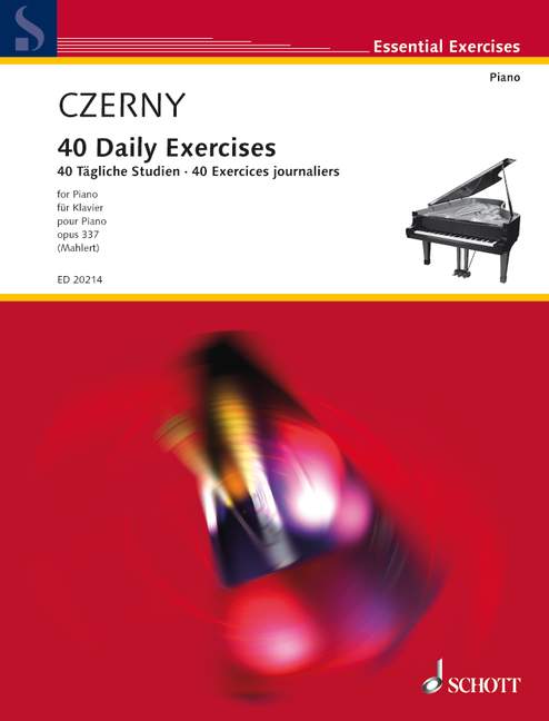 40 Daily Exercises op. 337 徹爾尼 每日練習 鋼琴練習曲 朔特版 | 小雅音樂 Hsiaoya Music