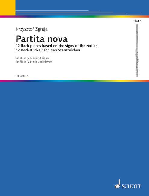 Partita nova 12 rock pieces based on the signs of the zodiac 古組曲 搖滾樂小品 小提琴加鋼琴 朔特版 | 小雅音樂 Hsiaoya Music