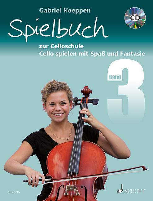 Spielbuch zur Celloschule Band 3 Cello spielen mit Spaß und Fantasie 大提琴 大提琴 幻想曲 大提琴加鋼琴 朔特版 | 小雅音樂 Hsiaoya Music
