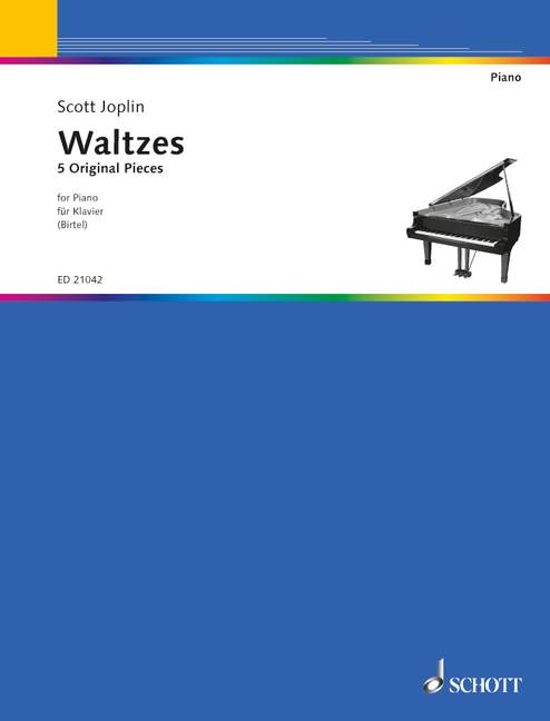 Waltzes 5 Original Pieces for Piano 喬普林 圓舞曲 小品鋼琴 鋼琴獨奏 朔特版 | 小雅音樂 Hsiaoya Music