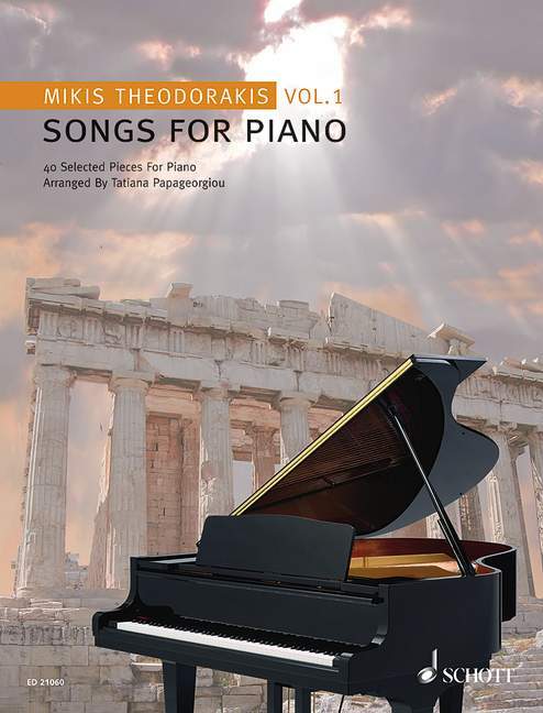Songs For Piano Vol. 1 40 Selected Pieces For Piano. Arranged By Tatiana Papageorgiou 狄奧多拉奇斯 歌鋼琴 小品鋼琴改編 鋼琴獨奏 朔特版 | 小雅音樂 Hsiaoya Music