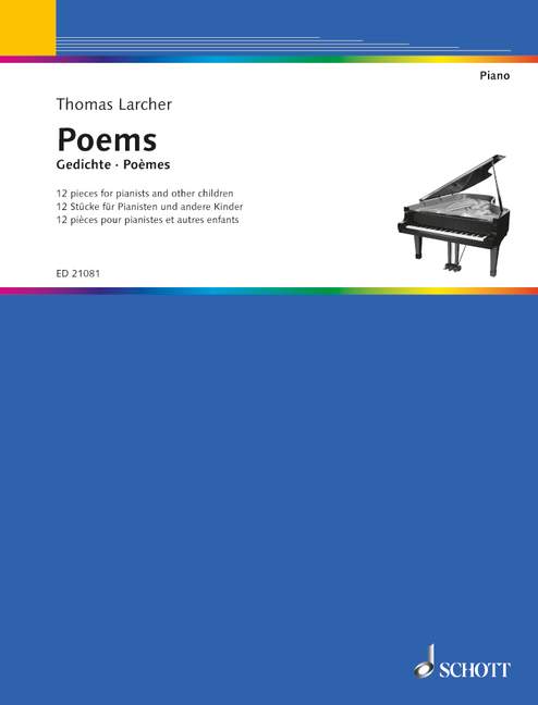 Poems 12 Pieces for Pianists and other children 小品 鋼琴獨奏 朔特版 | 小雅音樂 Hsiaoya Music