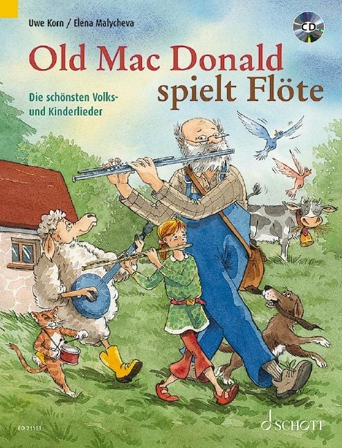 Old Mac Donald plays Flute Die schönsten Volks- und Kinderlieder 長笛 長笛獨奏 朔特版 | 小雅音樂 Hsiaoya Music