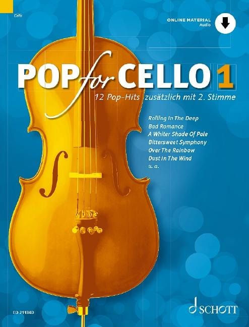Pop for Cello Band 1 12 Pop-Hits 流行音樂大提琴 流行音樂 大提琴 2把 朔特版 | 小雅音樂 Hsiaoya Music