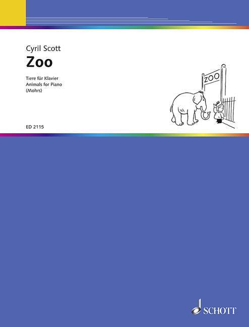 Zoo Animals for Piano 斯考特．西利爾 鋼琴 鋼琴獨奏 朔特版 | 小雅音樂 Hsiaoya Music