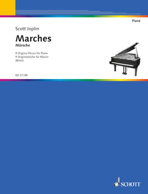 Marches 9 Original Pieces for Piano 喬普林 進行曲 小品鋼琴 鋼琴獨奏 朔特版 | 小雅音樂 Hsiaoya Music