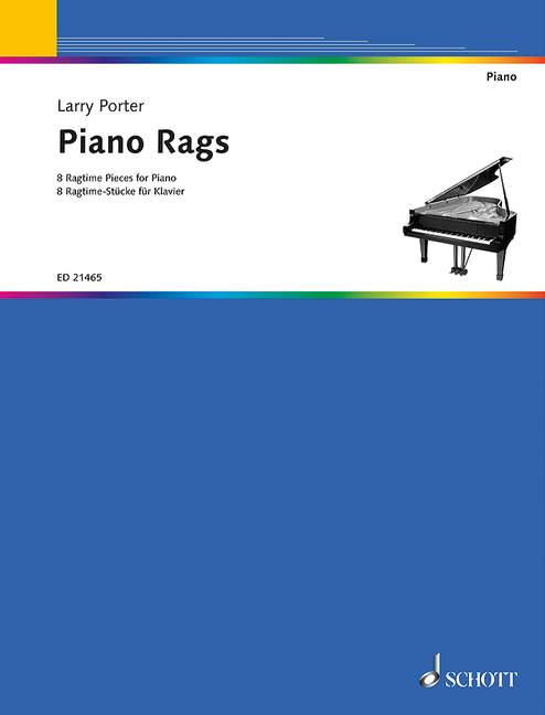 Piano Rags 8 Ragtime Pieces 鋼琴繁音曲繁音拍子小品 鋼琴獨奏 朔特版 | 小雅音樂 Hsiaoya Music