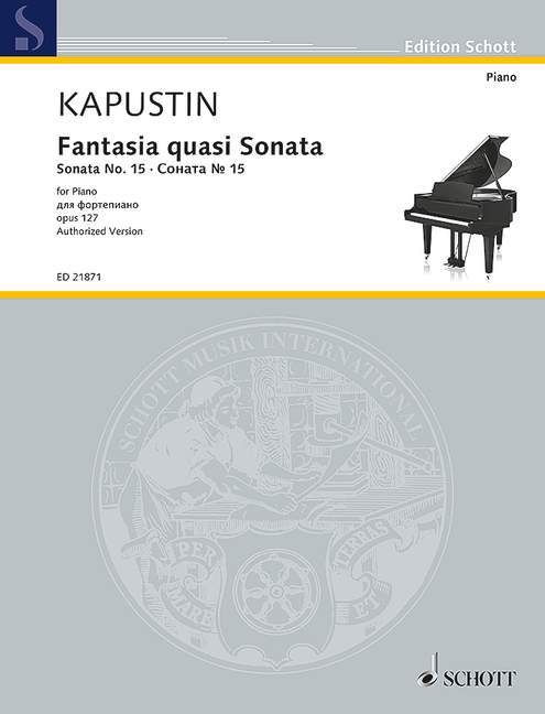 Fantasia quasi Sonata op. 127 Sonata No. 15 卡普斯汀．尼古拉 幻想曲奏鳴曲 奏鳴曲 鋼琴獨奏 朔特版 | 小雅音樂 Hsiaoya Music