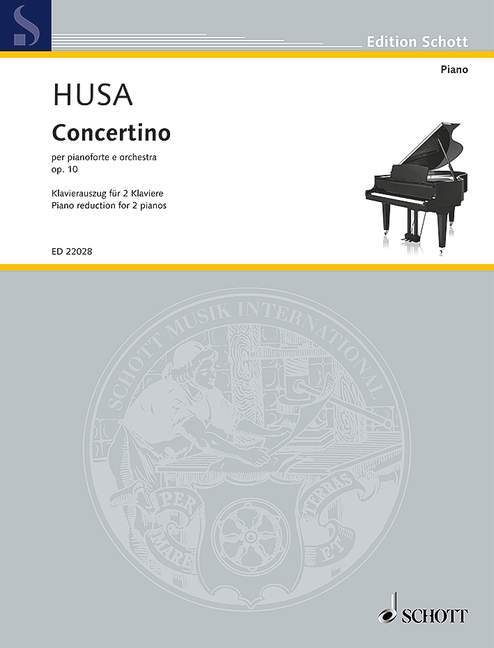 Concertino op. 10 per pianoforte e orchestra 胡薩 小協奏曲 鋼琴 管弦樂團 雙鋼琴 朔特版 | 小雅音樂 Hsiaoya Music
