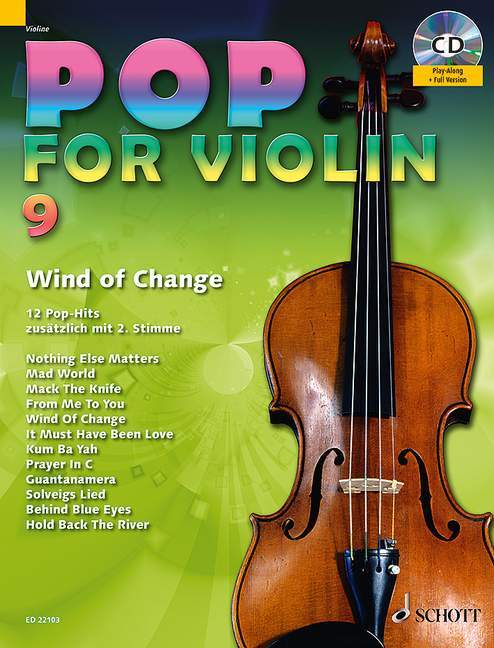 Pop for Violin Band 9 Wind Of Change 流行音樂小提琴 管樂 小提琴獨奏 朔特版 | 小雅音樂 Hsiaoya Music