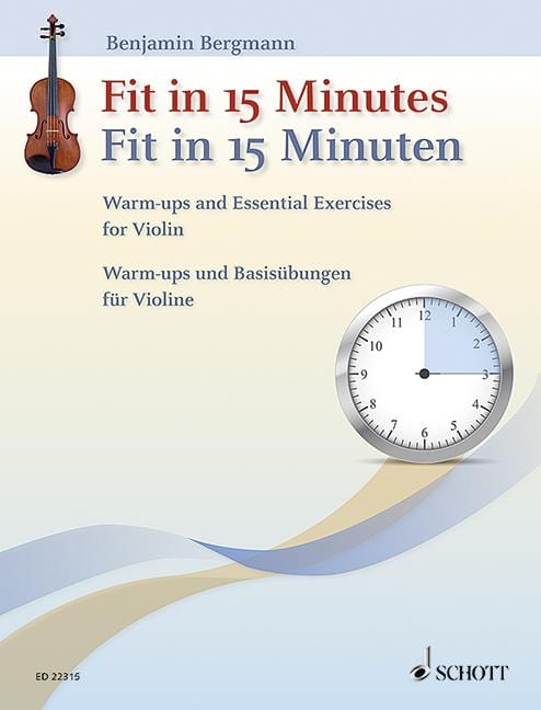 Fit in 15 Minutes Warm-ups and Essential Exercises for Violin 練習曲小提琴 小提琴練習曲 朔特版 | 小雅音樂 Hsiaoya Music