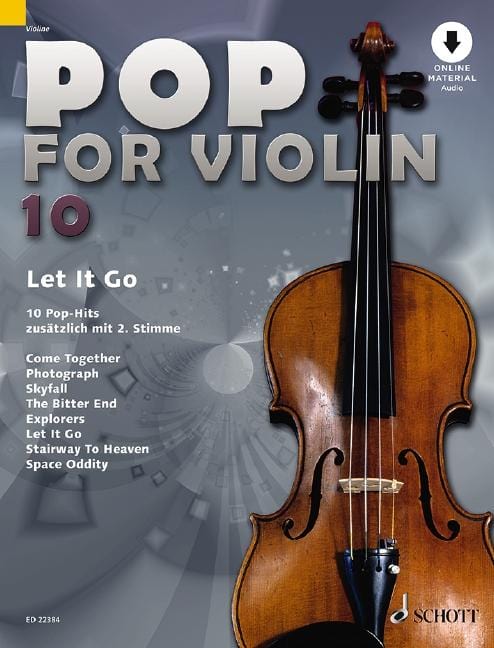 Pop for Violin Band 10 Let It Go 流行音樂小提琴 小提琴獨奏 朔特版 | 小雅音樂 Hsiaoya Music