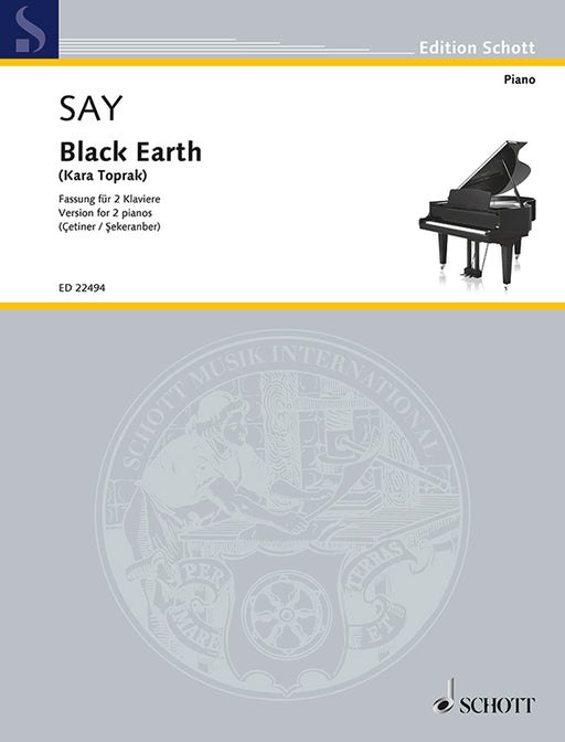 Black Earth op. 8b (Kara Toprak) 賽伊．法佐 雙鋼琴 朔特版 | 小雅音樂 Hsiaoya Music
