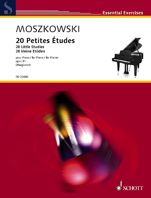 20 Little Studies op. 91 莫什科夫斯基 鋼琴練習曲 朔特版 | 小雅音樂 Hsiaoya Music