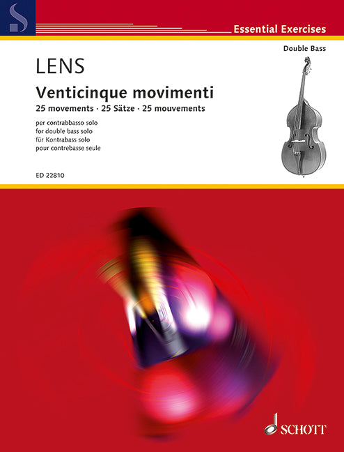 25 Movements for double bass 樂章 低音大提琴獨奏 朔特版 | 小雅音樂 Hsiaoya Music