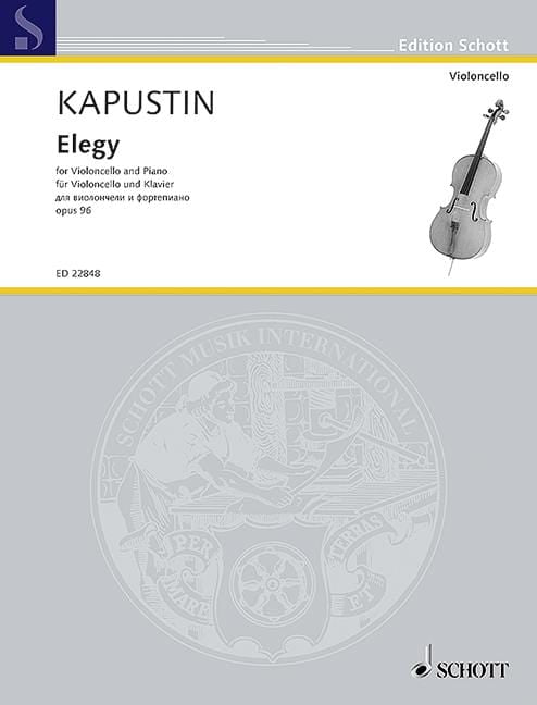 Elegy op. 96 卡普斯汀．尼古拉 悲歌 大提琴加鋼琴 朔特版 | 小雅音樂 Hsiaoya Music