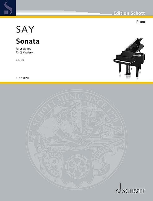 Sonata op. 80 for 2 pianos 賽伊．法佐 奏鳴曲 鋼琴 雙鋼琴 朔特版 | 小雅音樂 Hsiaoya Music