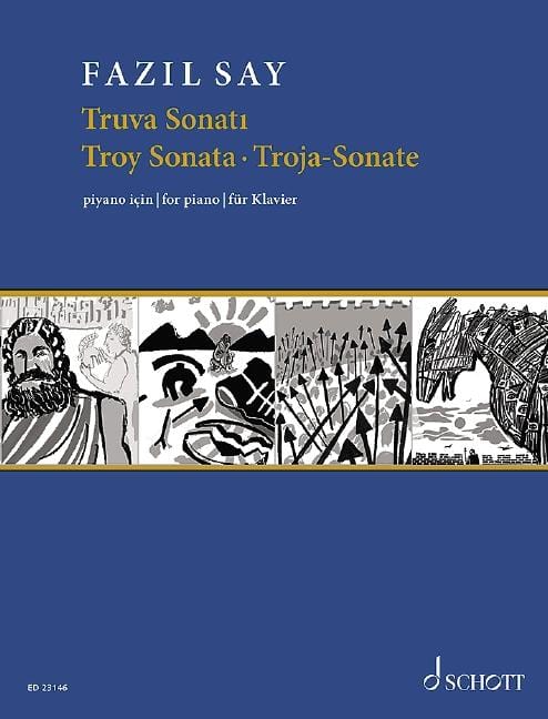 Troy Sonata op. 78 for piano 賽伊．法佐 奏鳴曲 鋼琴 鋼琴獨奏 朔特版 | 小雅音樂 Hsiaoya Music