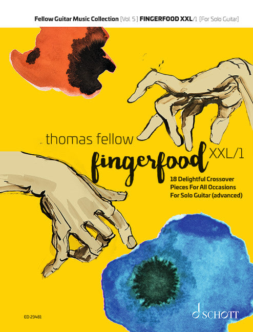 Fingerfood XXL Vol. 1 Vol. 5 18 Crossover Pieces For Advanced Players 吉他 小品 朔特版 | 小雅音樂 Hsiaoya Music