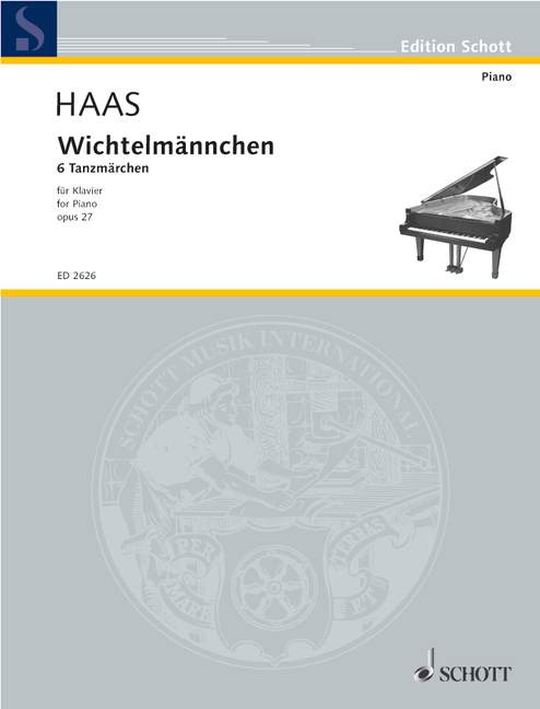 Wichtelmännchen op. 27 Six Dance marches 哈斯約瑟夫 舞曲 鋼琴獨奏 朔特版 | 小雅音樂 Hsiaoya Music