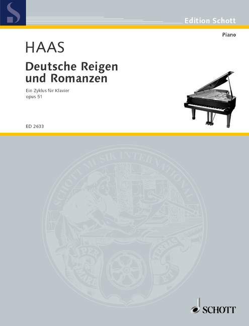 Deutsche Reigen und Romanzen op. 51 Ein Zyklus 哈斯約瑟夫 浪漫曲 鋼琴獨奏 朔特版 | 小雅音樂 Hsiaoya Music