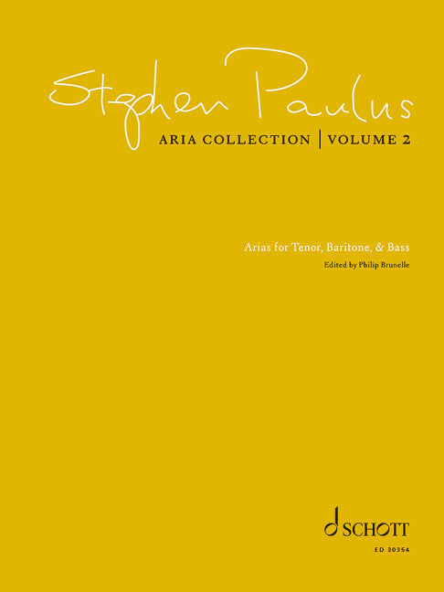 Aria Collection, Volume 2 Arias for Tenor, Baritone, and Bass 包路斯 詠唱調 詠唱調 朔特版 | 小雅音樂 Hsiaoya Music