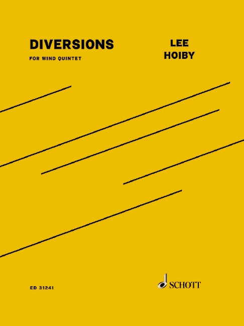 Diversions op. 10 for wind quintet 霍伊比 木管五重奏 管樂五重奏 朔特版 | 小雅音樂 Hsiaoya Music