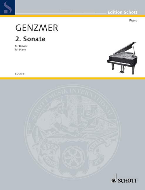 Piano Sonata No. 2 GeWV 370 耿茲莫 鋼琴奏鳴曲 鋼琴獨奏 朔特版 | 小雅音樂 Hsiaoya Music