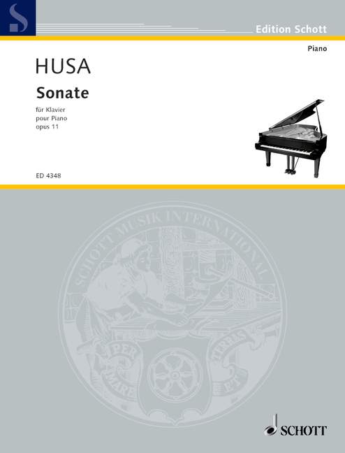 Sonata op. 11 胡薩 奏鳴曲 鋼琴獨奏 朔特版 | 小雅音樂 Hsiaoya Music