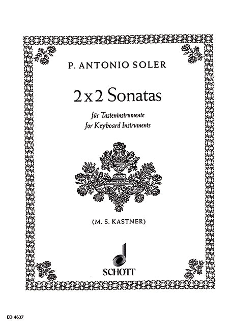 2 x 2 Sonatas 索列爾 奏鳴曲 鋼琴獨奏 朔特版 | 小雅音樂 Hsiaoya Music