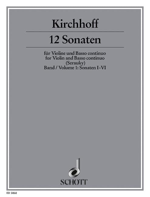 Twelve Sonatas Band 1 奏鳴曲 小提琴加鋼琴 朔特版 | 小雅音樂 Hsiaoya Music