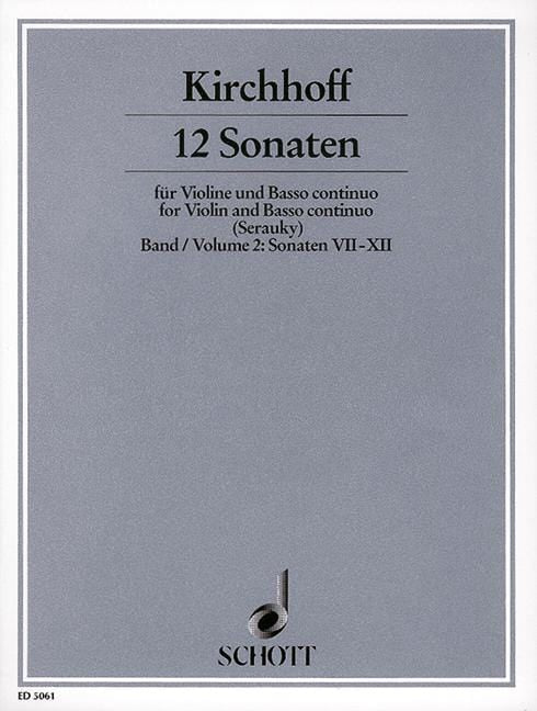 Twelve Sonatas Band 2 奏鳴曲 小提琴加鋼琴 朔特版 | 小雅音樂 Hsiaoya Music