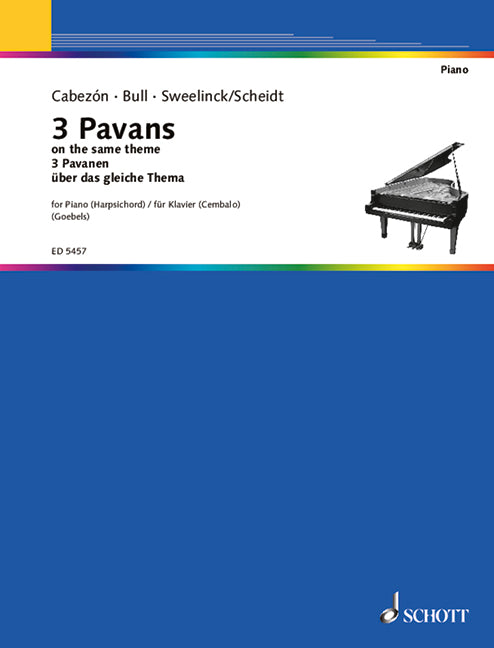 3 Pavans from the same theme 主題 鋼琴獨奏 朔特版 | 小雅音樂 Hsiaoya Music