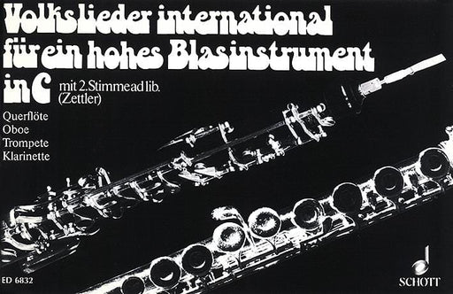 International Folksongs for high brass instrument in C 民謠 銅管樂器樂器 長笛獨奏 朔特版 | 小雅音樂 Hsiaoya Music