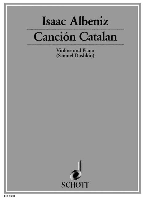 Canción Catalan 阿爾貝尼士 小提琴加鋼琴 朔特版 | 小雅音樂 Hsiaoya Music