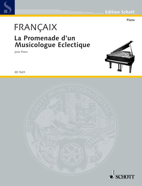 La Promenade d'un Musicologue Eclectique for piano 鋼琴 鋼琴獨奏 朔特版 | 小雅音樂 Hsiaoya Music