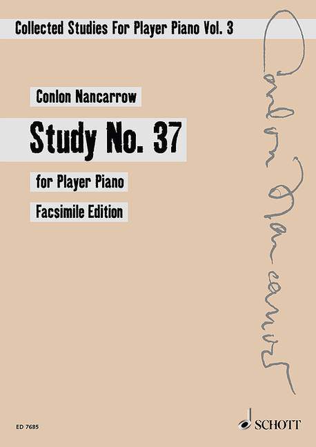 Collected Studies for Player Piano Vol. 3 Study No. 37 南卡羅 鋼琴 鋼琴獨奏 朔特版 | 小雅音樂 Hsiaoya Music