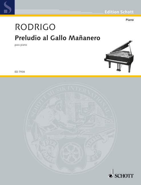 Preludio al Gallo Mañanero 羅德利哥 鋼琴獨奏 朔特版 | 小雅音樂 Hsiaoya Music