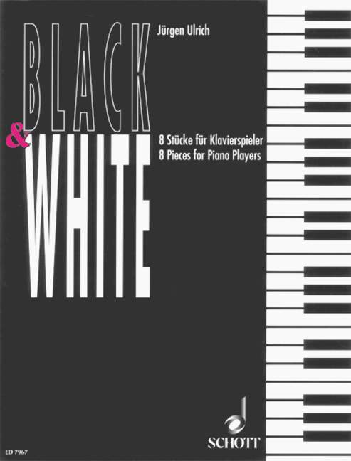 Black & White Eight Pieces for Piano playing 小品鋼琴奏法 鋼琴練習曲 朔特版 | 小雅音樂 Hsiaoya Music