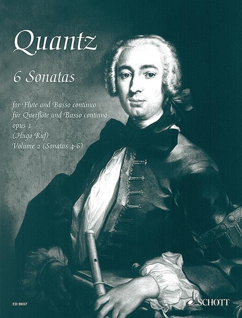 Six Sonatas op. 1 Vol. 2 No. 4-6 況茲 奏鳴曲 長笛加鋼琴 朔特版 | 小雅音樂 Hsiaoya Music