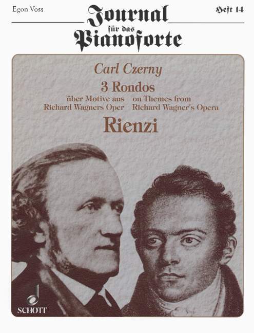 Three Rondos op. 758/1, 2, 5 upon the motive from Richard Wagner's Opera Rienzi 徹爾尼 迴旋曲 動機 歌劇黎恩濟 鋼琴獨奏 朔特版 | 小雅音樂 Hsiaoya Music